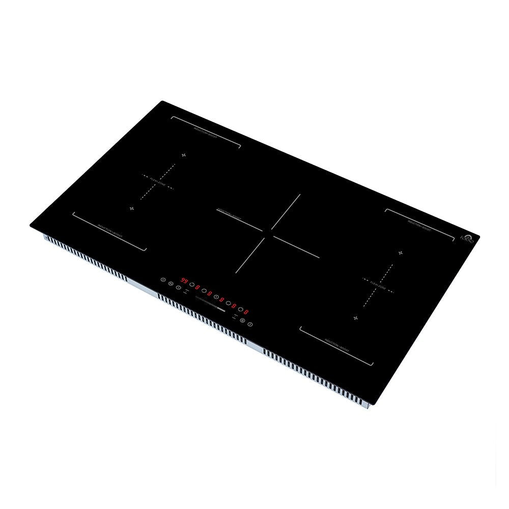 Forno Ornonzo 36-Inch Induction Cooktop, 5 Zones, 2 Flex-Zones, 10,200W Total Power, Touch Control, 9 Power Levels - BonPrix Électroménagers
