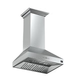 Forno Orvieto 30-Inch Wall Mount Range Hood, LED Lighting, Heavy Duty, Stainless Steel - BonPrix Électroménagers