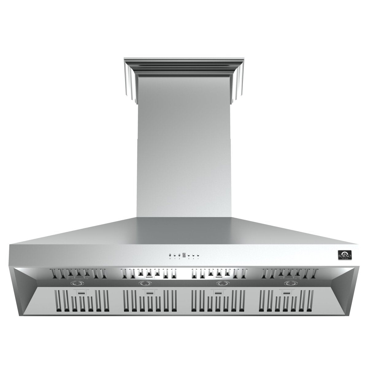 Forno Orvieto 60-Inch Wall Mount Range Hood, LED Lighting, Heavy Duty, Stainless Steel - BonPrix Électroménagers