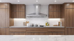 Forno Orvieto 60-Inch Wall Mount Range Hood, LED Lighting, Heavy Duty, Stainless Steel - BonPrix Électroménagers