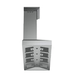 Forno Orvieto 60-Inch Wall Mount Range Hood, LED Lighting, Heavy Duty, Stainless Steel - BonPrix Électroménagers