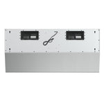Forno Palazzo 48-Inch Wall Mounted Range Hood, Stainless Steel, Heavy Duty Baffle Filters, Remote Control - BonPrix Électroménagers