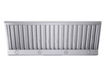 Forno Palazzo 60-Inch Wall Mounted Range Hood, Stainless Steel, Heavy Duty Baffle Filters, Remote Control - BonPrix Électroménagers