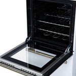 Forno Pallerano 20 Inch Freestanding Electric Range in White, Canada Version, Plug and Cord Included - BonPrix Électroménagers