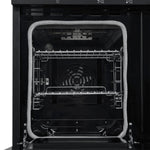 Forno Paolo 48 Inch Freestanding Electric Range in Black with Antique Brass, 6.7 cu.ft, True Convection Oven, Energy Efficient - BonPrix Électroménagers