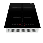 Forno Parco 12-Inch Induction Cooktop, 2 Zones, 3,600W Total Power, Touch Control, 9 Power Levels, Booster Function - BonPrix Électroménagers
