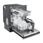 Forno Pozzo 24-Inch Built-In Tall Tub Top Control Dishwasher, Black, 49 dBA, Soil-Sensing Capable, ENERGY STAR - BonPrix Électroménagers