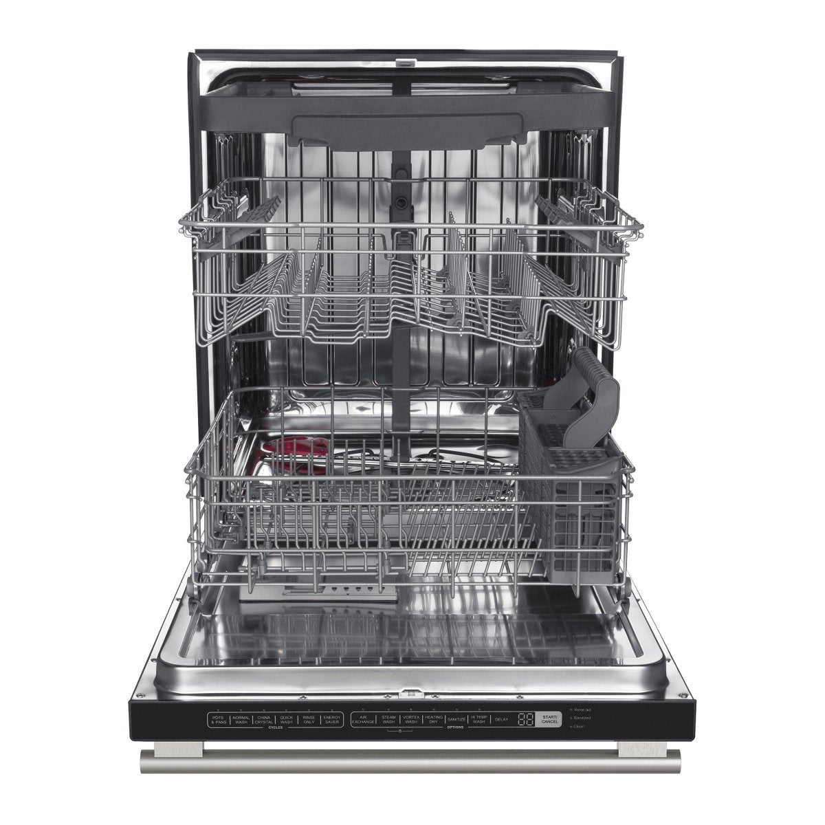 Forno Pozzo 24-Inch Built-In Tall Tub Top Control Dishwasher, Black, 49 dBA, Soil-Sensing Capable, ENERGY STAR - BonPrix Électroménagers