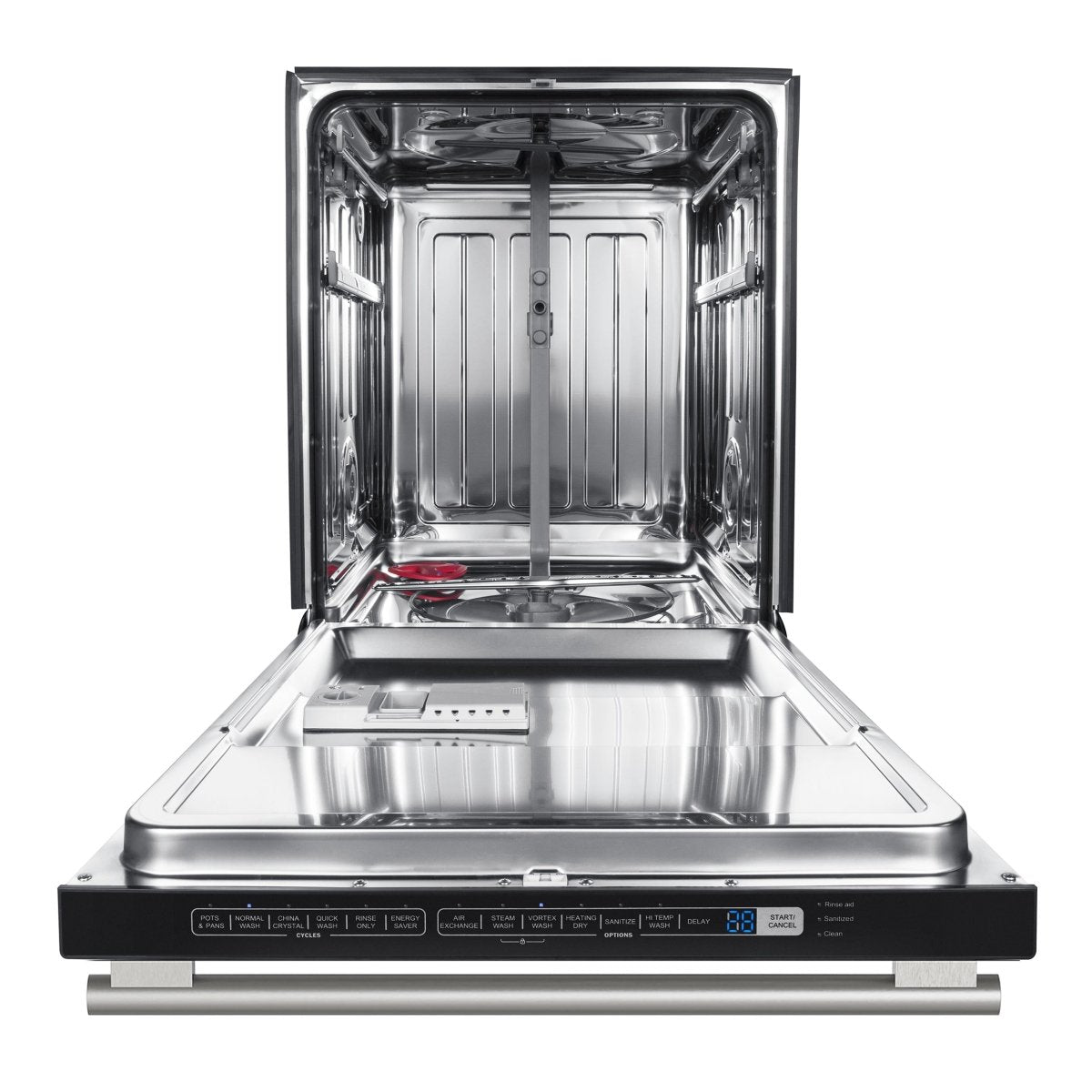 Forno Pozzo 24-Inch Built-In Tall Tub Top Control Dishwasher, Black, 49 dBA, Soil-Sensing Capable, ENERGY STAR - BonPrix Électroménagers
