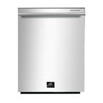 FORNO Premium 3-Piece Kitchen Bundle - Galiano 36" Dual Fuel Range, 36" French Door Refrigerator, 24" Built-In Dishwasher - FBDL-004-02CAUS - BonPrix Électroménagers