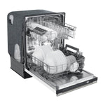 FORNO Premium 4-Piece Kitchen Bundle - Leonardo Espresso 30" White Range, 30" White Range Hood, 31" White Bottom Freezer Refrigerator, 24" White Built-In Dishwasher - FBDL-006-03CA - BonPrix Électroménagers