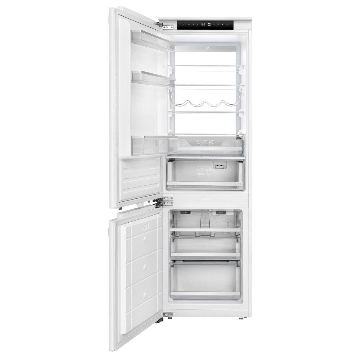 Forno Rivestito 22 Inch Panel Ready Bottom Freezer Refrigerator, 8.3 cu. ft., Ice Maker, Total No Frost, Fast Cool & Fast Freeze - BonPrix Électroménagers