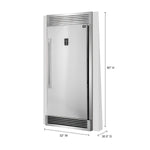 Forno Rizzuto 28-Inch Upright Convertible Refrigerator, 32-Inch Wide, Right Swing, Decorative Grill, ENERGY STAR Certified - BonPrix Électroménagers