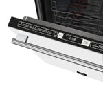 Forno Romano Espresso 24-Inch Built-In Dishwasher, White Finish, Stainless Steel Tub, 49 dBA, Energy Star Certified - BonPrix Électroménagers