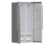 Forno Salerno 33-Inch Side-by-Side Stainless Steel Refrigerator, 15.6 cu.ft, ENERGY STAR Certified - BonPrix Électroménagers