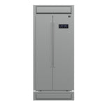 Forno Salerno 37-Inch Built-In Stainless Steel Refrigerator, 15.6 cu.ft, Modern Decorative Grill, ENERGY STAR Certified - BonPrix Électroménagers