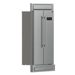 Forno Salerno 37-Inch Built-In Stainless Steel Refrigerator, 15.6 cu.ft, Modern Decorative Grill, ENERGY STAR Certified - BonPrix Électroménagers