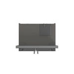 Forno Salerno 37-Inch Built-In Stainless Steel Refrigerator, 15.6 cu.ft, Modern Decorative Grill, ENERGY STAR Certified - BonPrix Électroménagers