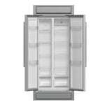 Forno Salerno 37-Inch Built-In Stainless Steel Refrigerator, 15.6 cu.ft, Modern Decorative Grill, ENERGY STAR Certified - BonPrix Électroménagers