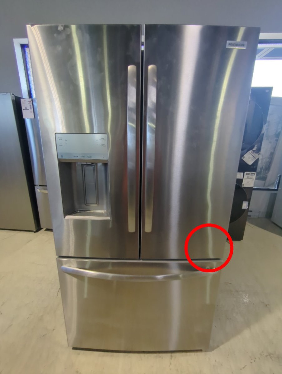 FRFC2323AS - REFRIGERATORS - Frigidaire - French 3 - Door - Stainless Steel - Open Box - BonPrix Électroménagers