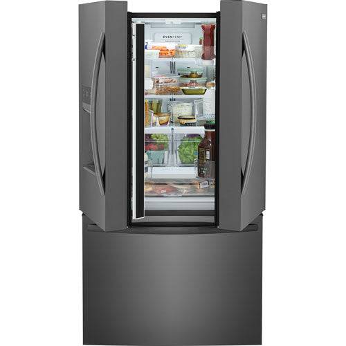 FRFS2823AD - REFRIGERATORS - Frigidaire - French 3 - Door - Black Stainless - New - BonPrix Électroménagers