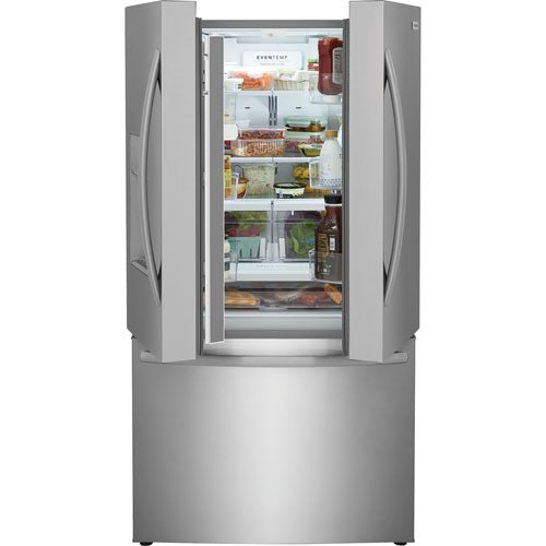 FRFS2823AS - REFRIGERATORS - Frigidaire - French 3 - Door - Stainless Steel - New - BonPrix Électroménagers
