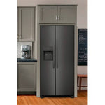 FRSS2323AD - REFRIGERATORS - Frigidaire - Side by Side - Black Stainless - New - BonPrix Électroménagers