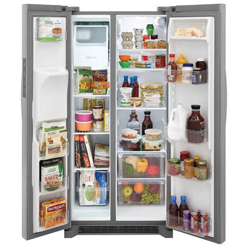 FRSS2323AS - REFRIGERATORS - Frigidaire - Side by Side - Stainless Steel - New - BonPrix Électroménagers