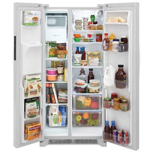FRSS2323AW - REFRIGERATORS - Frigidaire - Side by Side - White - New - BonPrix Électroménagers
