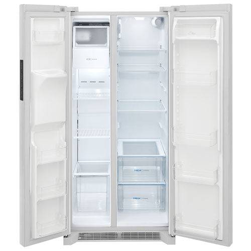 FRSS2323AW - REFRIGERATORS - Frigidaire - Side by Side - White - New - BonPrix Électroménagers