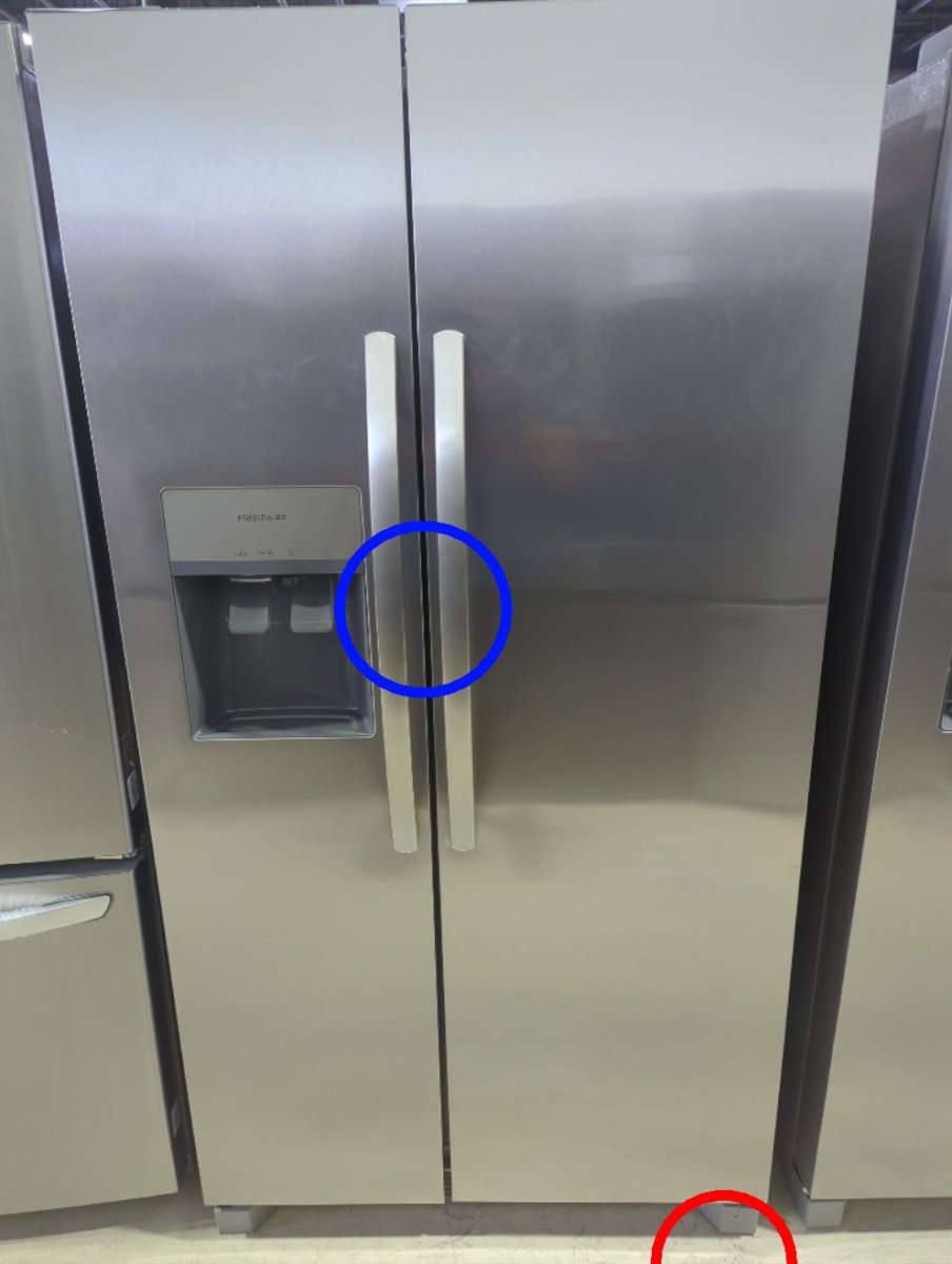 FRSS26L3AF - REFRIGERATORS - Frigidaire - Side by side - Stainless Steel - Open Box - BonPrix Électroménagers