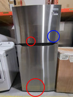 FRTE1835AS - REFRIGERATORS - Frigidaire - Top Freezer - Stainless Steel - Open Box - BonPrix Électroménagers