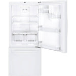 GDE21DGKWW - REFRIGERATORS - GE - Bottom Freezer - White - Open Box - BonPrix Électroménagers