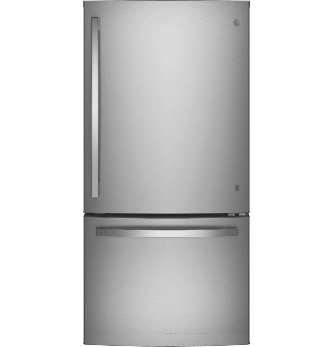 GDE25EYKFS - REFRIGERATORS - GE - Bottom Freezer - Stainless Steel - Open Box - BonPrix Électroménagers