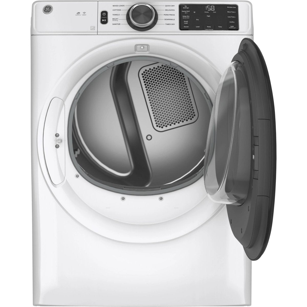 GFD55ESMNWW - DRYERS - GE - Electric - White - Open Box - BonPrix Électroménagers