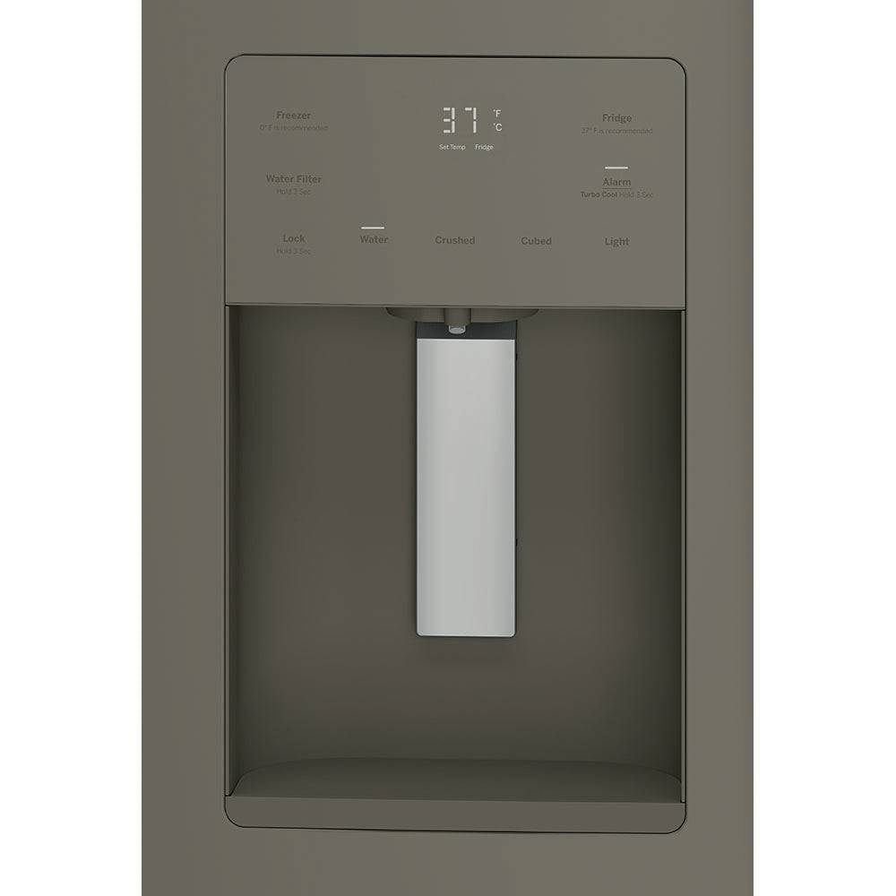 GFE26JMMES - REFRIGERATORS - GE - French 3 - Door - Slate Grey - Open Box - BonPrix Électroménagers