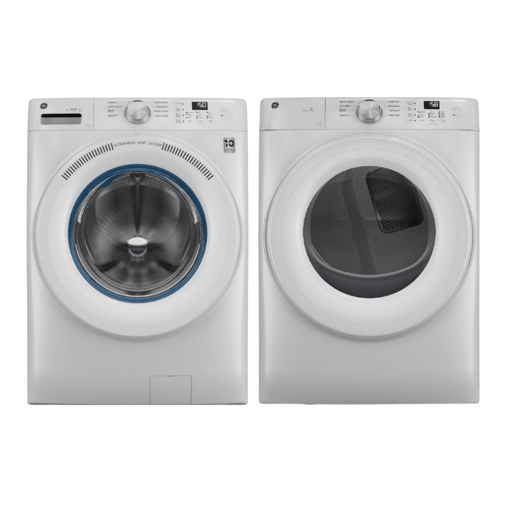 GFW350SSYWW, GFD35ESMYWW - GE - Laundry Pairs - Open Box - BonPrix Électroménagers