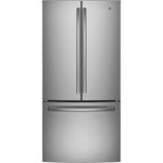 GNE25DYRKFS - REFRIGERATORS - GE - French 3 - Door - Stainless Steel - Open Box - BonPrix Électroménagers