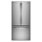 GNE25JYKFS - REFRIGERATORS - GE - French 3-Door - Stainless Steel - Open Box - BonPrix Électroménagers