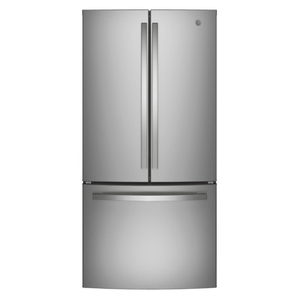 GNE25JYKFS - REFRIGERATORS - GE - French 3-Door - Stainless Steel - Open Box - BonPrix Électroménagers