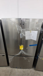 GNE27JYMFS - REFRIGERATORS - GE - French 3-Door - Stainless Steel - Open Box