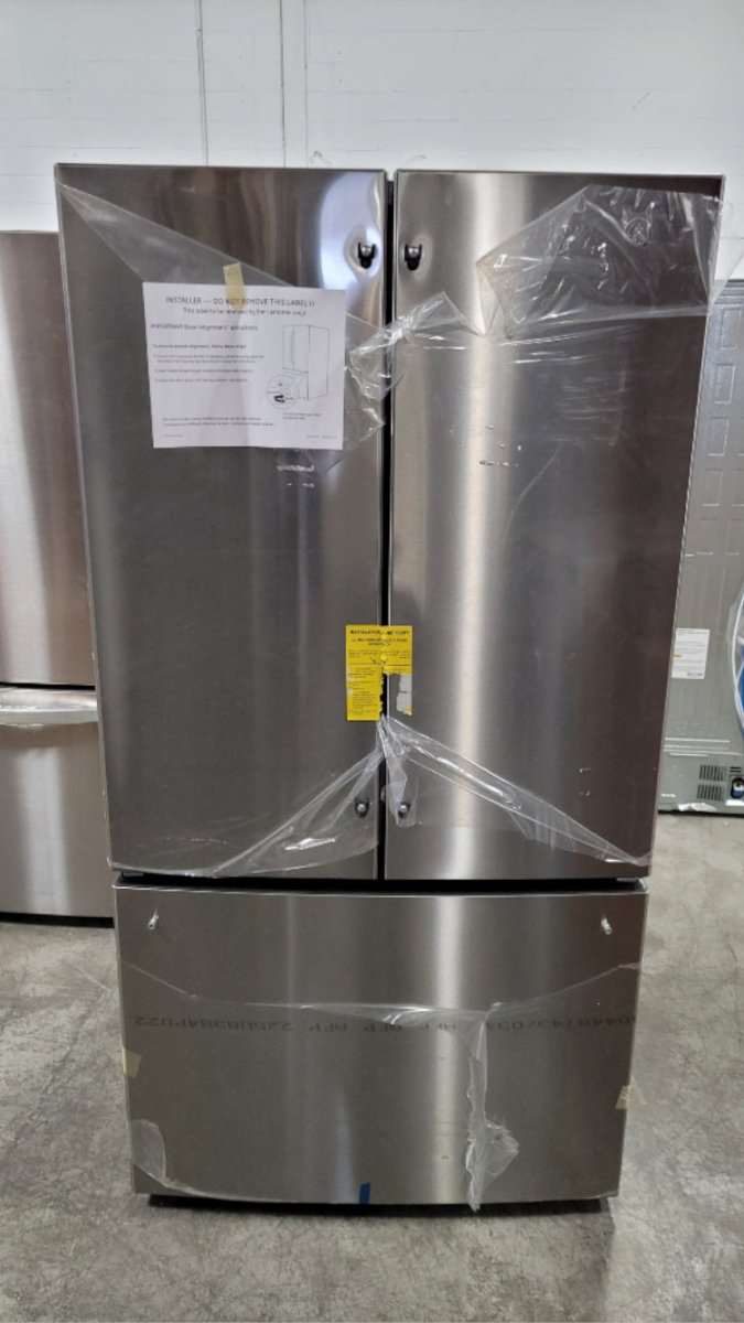 GNE27EYMFS - REFRIGERATORS - GE - French 3 - Door - Stainless Steel - Open Box - BonPrix Électroménagers