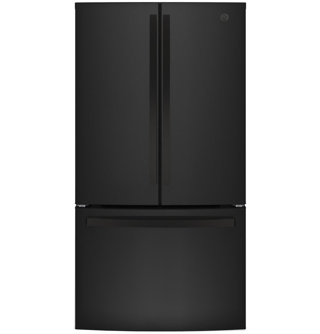 GNE27JGMBB - REFRIGERATORS - GE - French 3 - Door - Black - Open Box - BonPrix Électroménagers