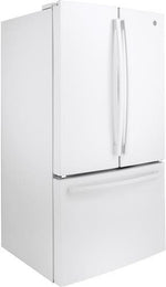 GNE27JGMWW - REFRIGERATORS - GE - French 3 - Door - White - Open Box - BonPrix Électroménagers