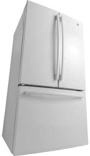 GNE27JGMWW - REFRIGERATORS - GE - French 3 - Door - White - Open Box - BonPrix Électroménagers