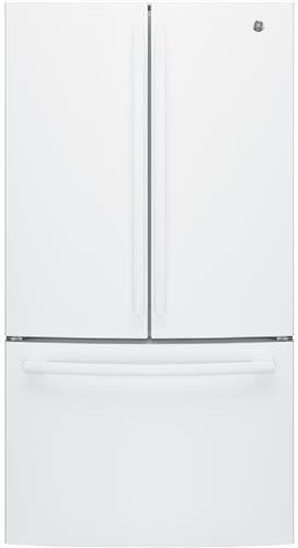 GNE27JGMWW - REFRIGERATORS - GE - French 3 - Door - White - Open Box - BonPrix Électroménagers