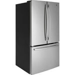GNE27JYMFS - REFRIGERATORS - GE - French 3 - Door - Stainless Steel - Open Box - BonPrix Électroménagers