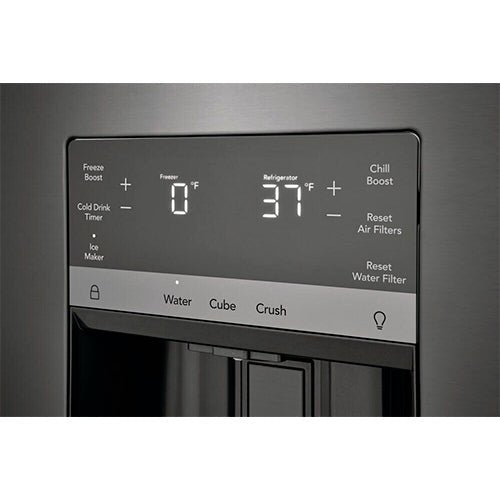 GRFS2853AD - REFRIGERATORS - Frigidaire - French 3 - Door - Black Stainless - New - BonPrix Électroménagers