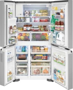 GRQC2255BF - REFRIGERATORS - Frigidaire Gallery - French 4 - Door - Stainless Steel - New - BonPrix Électroménagers