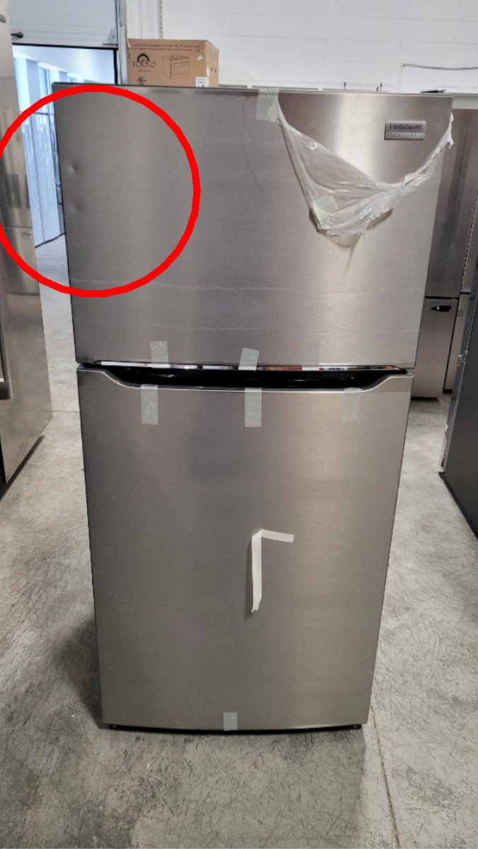 GRTE2055AF - REFRIGERATORS - Frigidaire - Top Freezer - Stainless Steel - Open Box - BonPrix Électroménagers